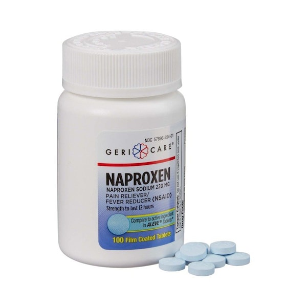 Mckesson Geri-Care Naproxen Sodium Pain Relief Tablets, 220mg, 100/Bottle, 100PK 951-01-GCP - main